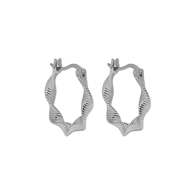 Twist Wave Earrings