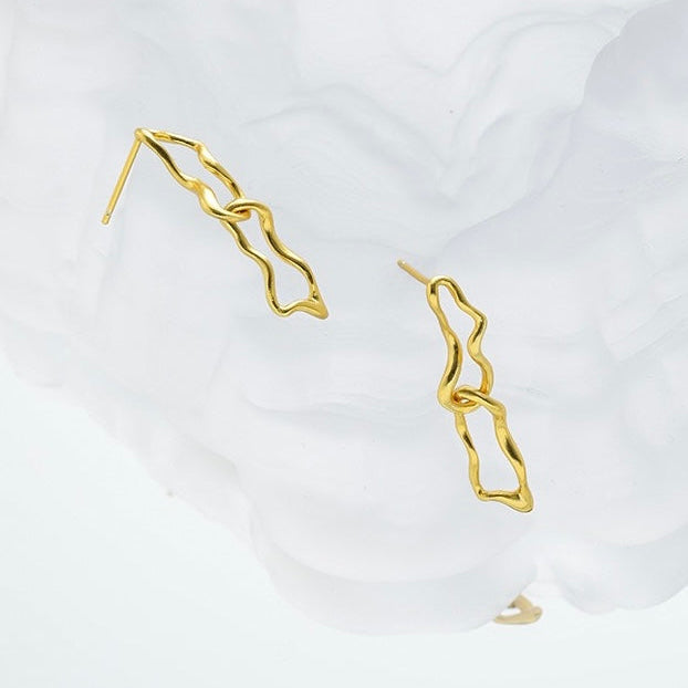 Silver Stream Earrings