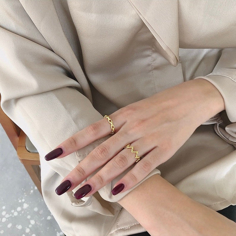 Infinity Chain Ring
