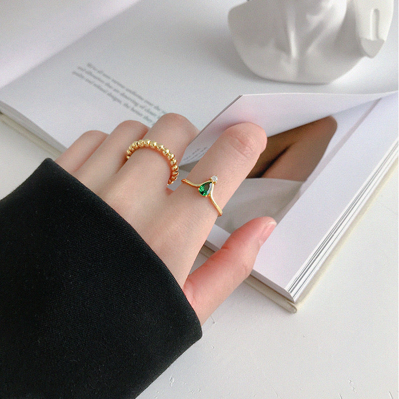 Emerald Gleam Ring