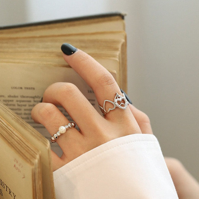 Linked Love Ring