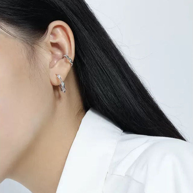 Twist Wave Earrings