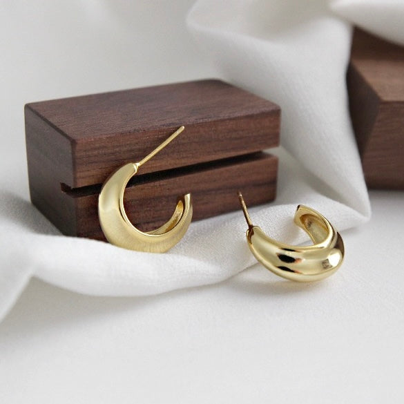 Smooth Curve Earrings