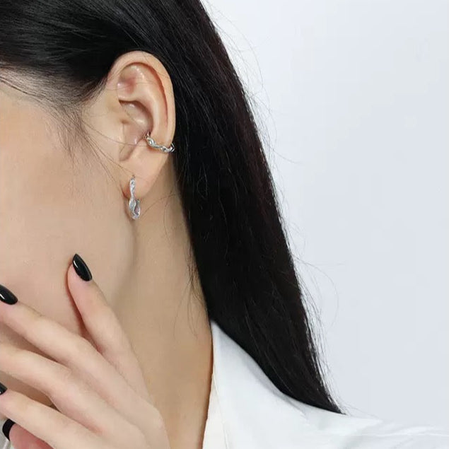 Twist Wave Earrings