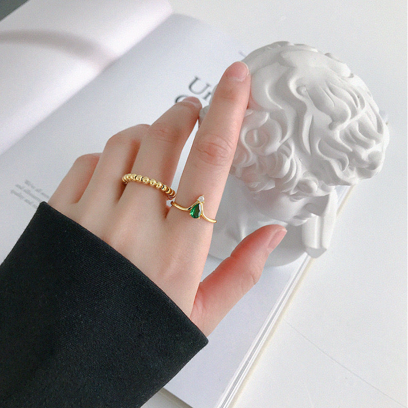 Emerald Gleam Ring