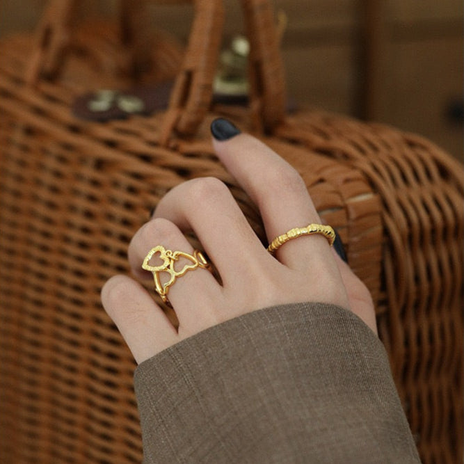 Linked Love Ring