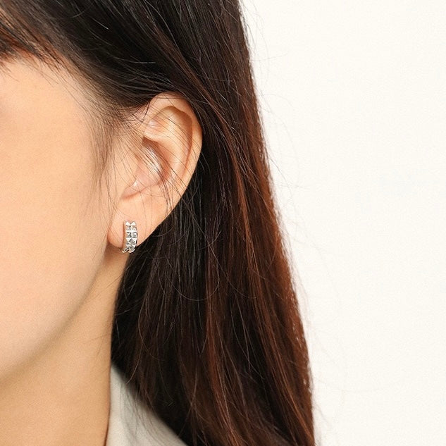 Sculpted Shine Hoops