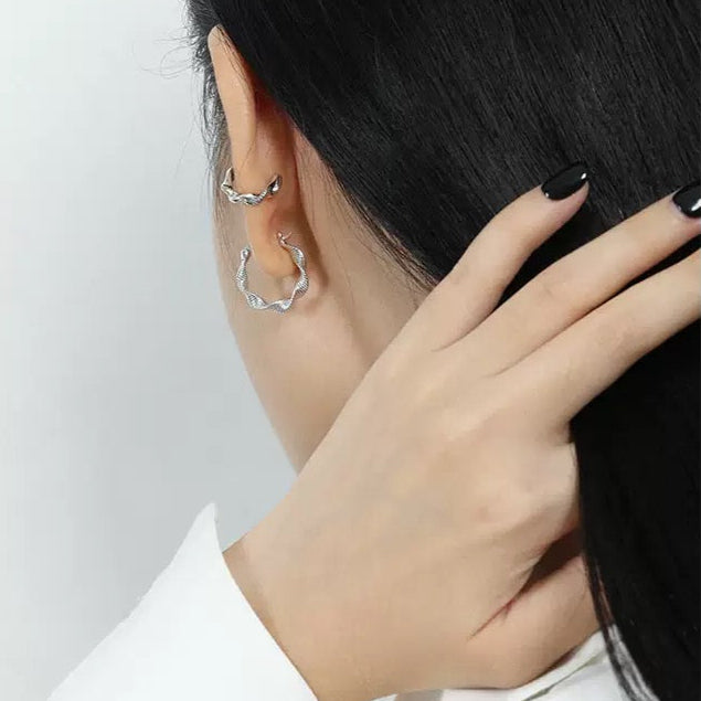 Twist Wave Earrings