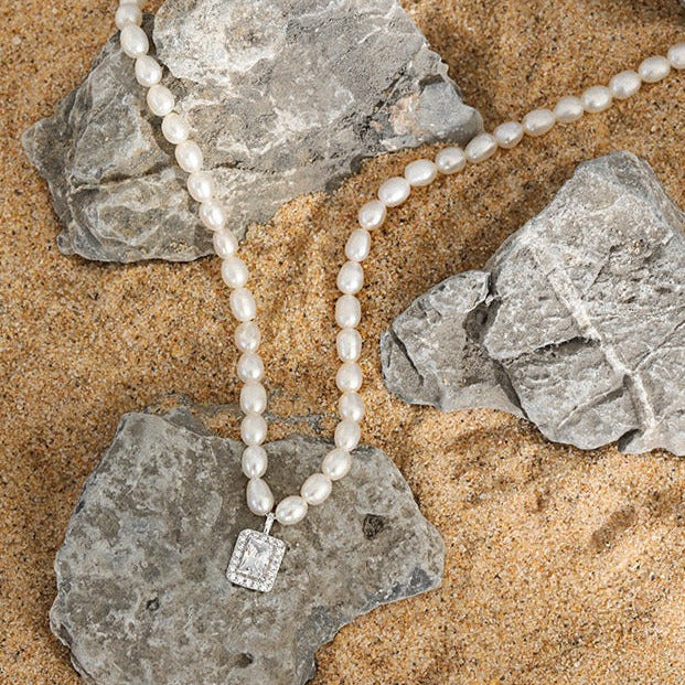 Moonlit Freshwater Pearl Necklace