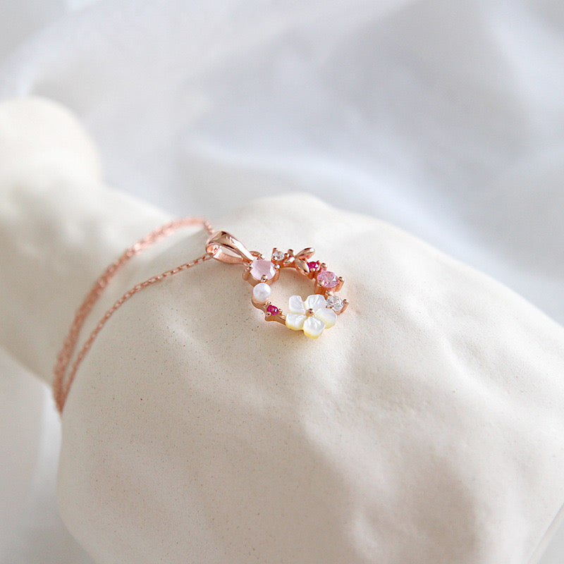 Whimsical Wreath Necklace