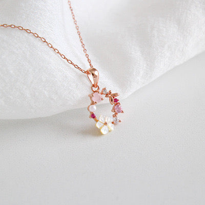 Whimsical Wreath Necklace