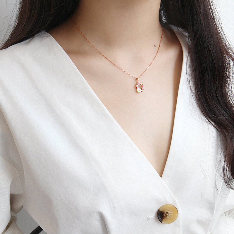 Whimsical Wreath Necklace