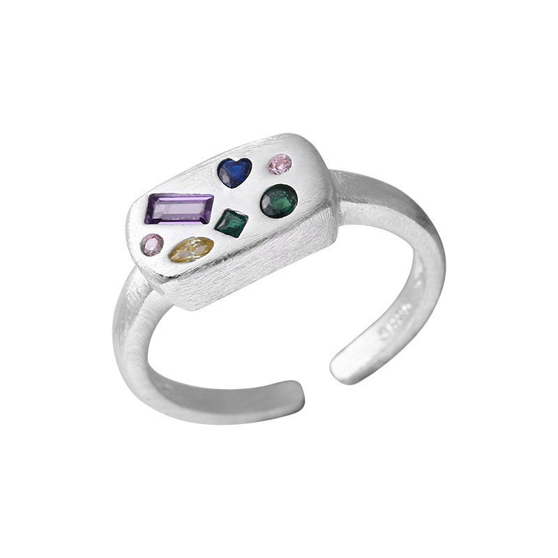Chromatic Zircon Ring