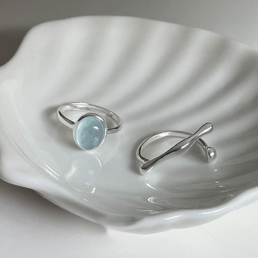 Blue Velvet Spark Ring