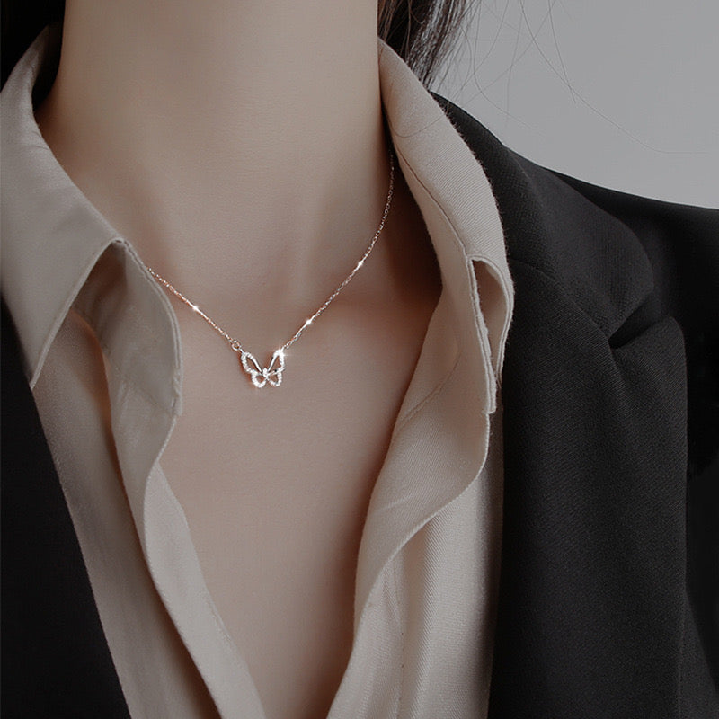 Fluttering Charm Necklace