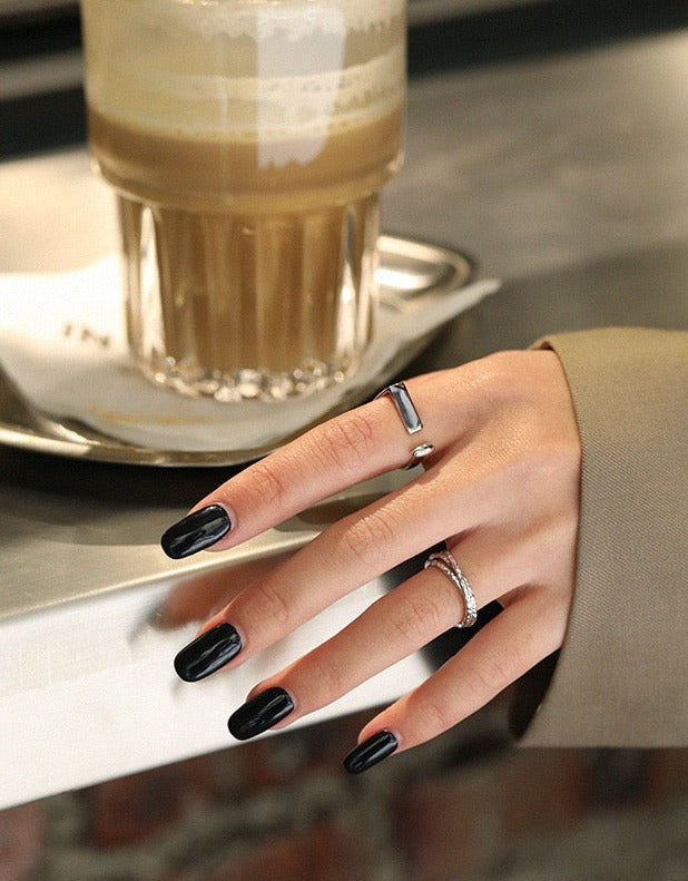Textured Grid Enigma Ring