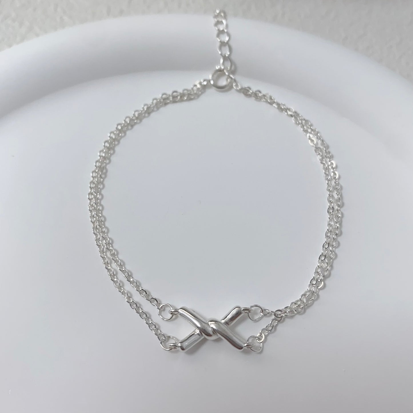 Twisted Knot Charm Bracelet