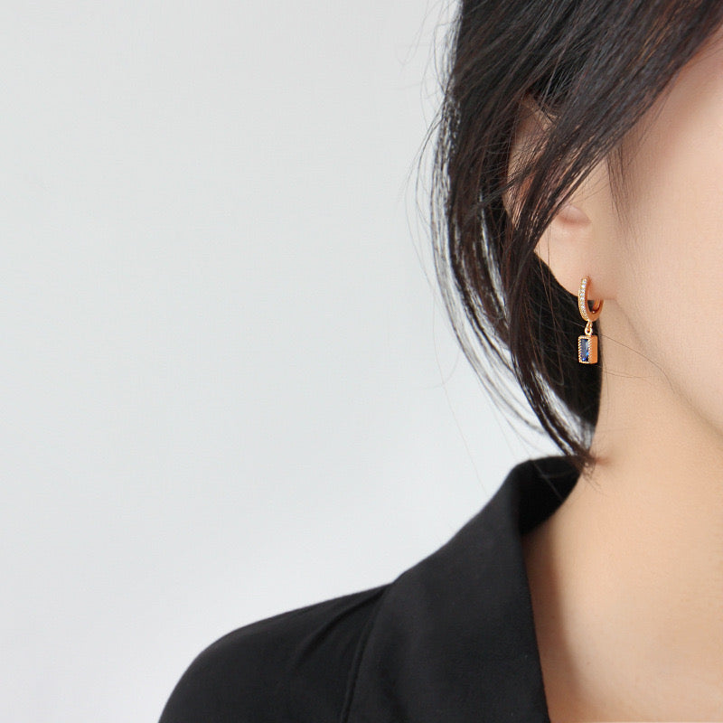 Royal Azure Drop Earrings