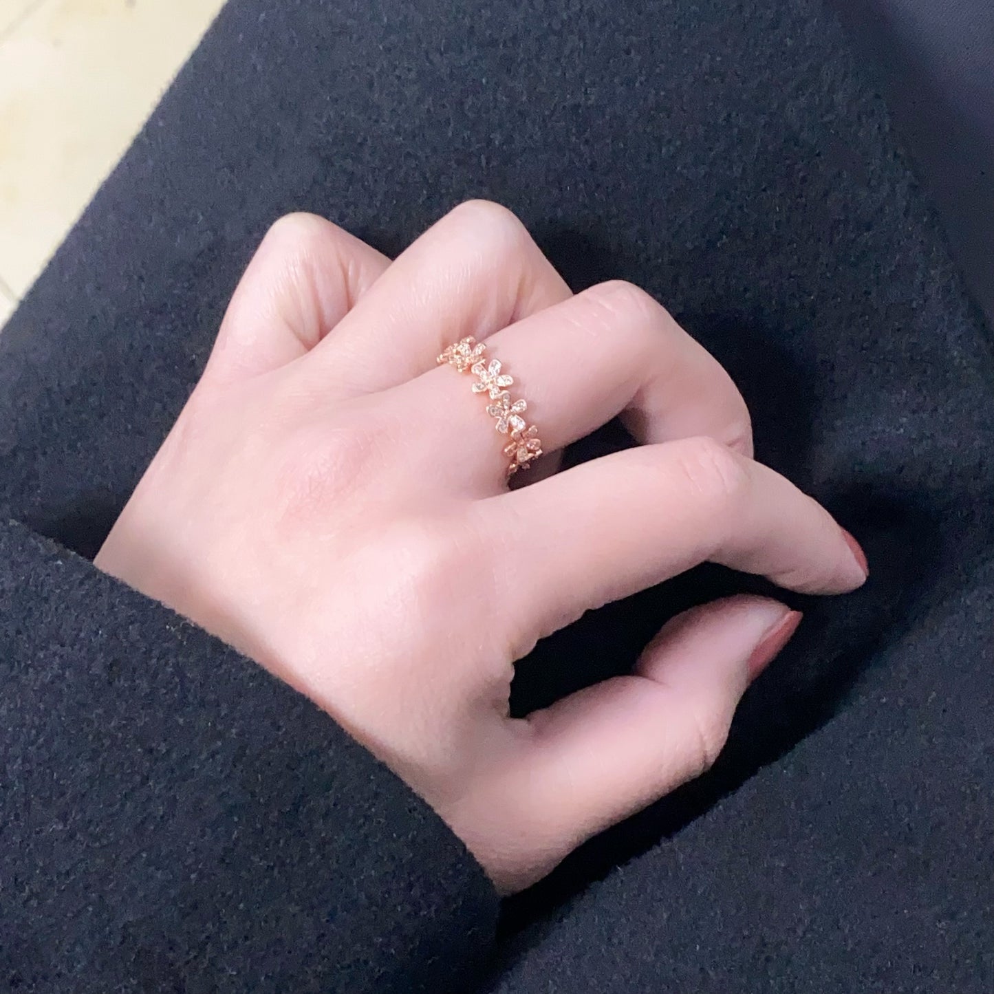 Gilded Blossoms Ring