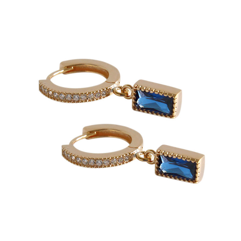 Royal Azure Drop Earrings