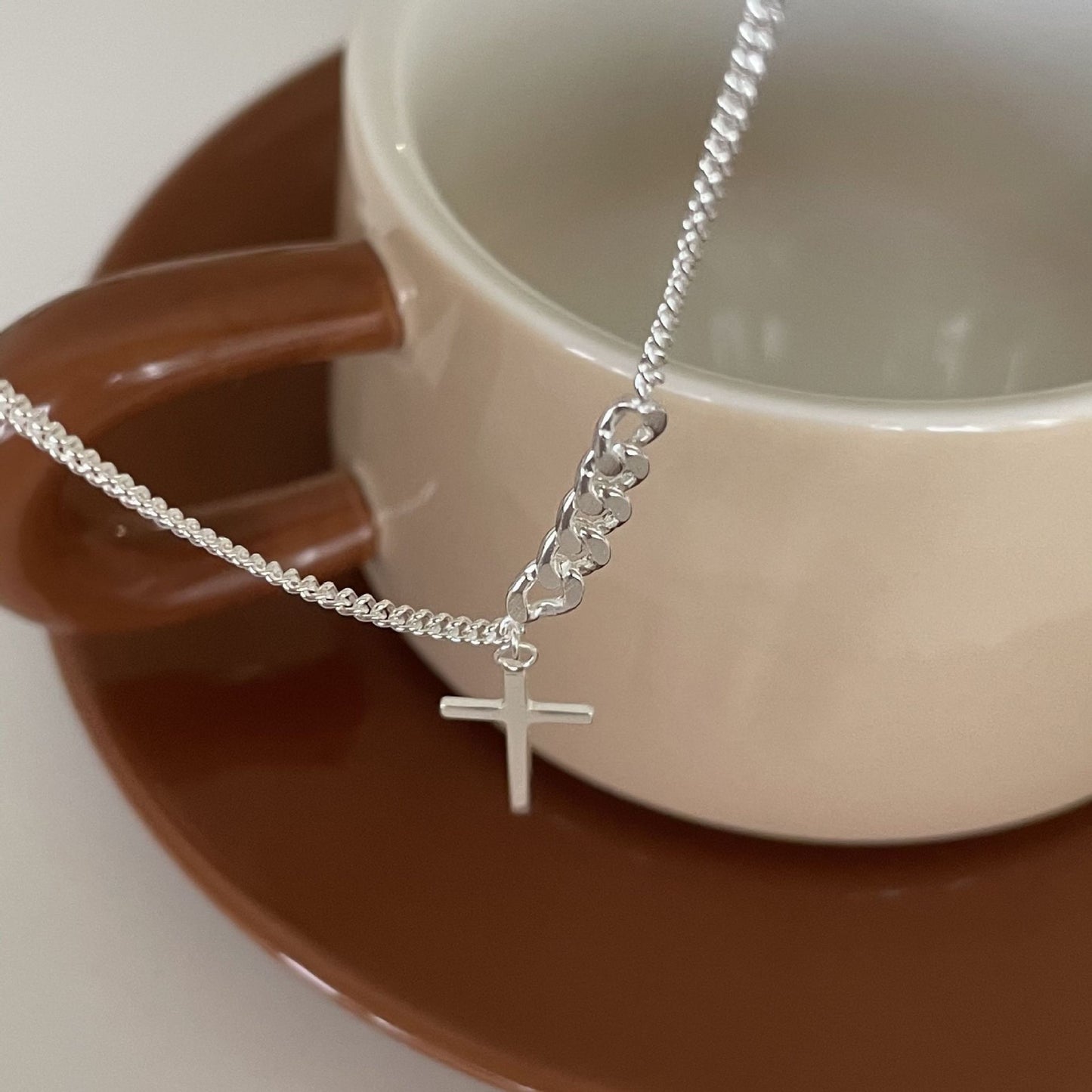 Graceful Cross Harmony Necklace