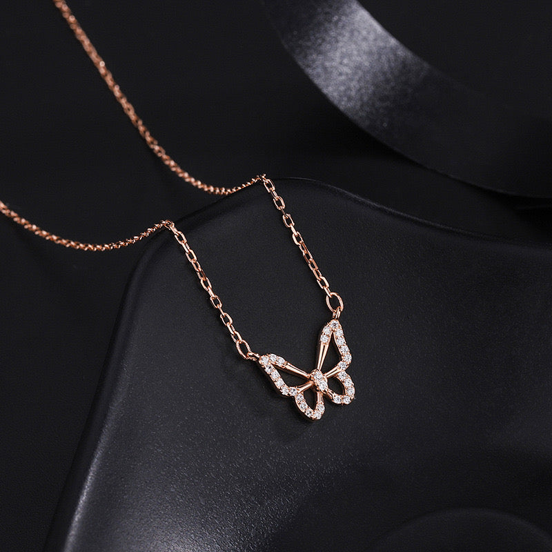 Fluttering Charm Necklace