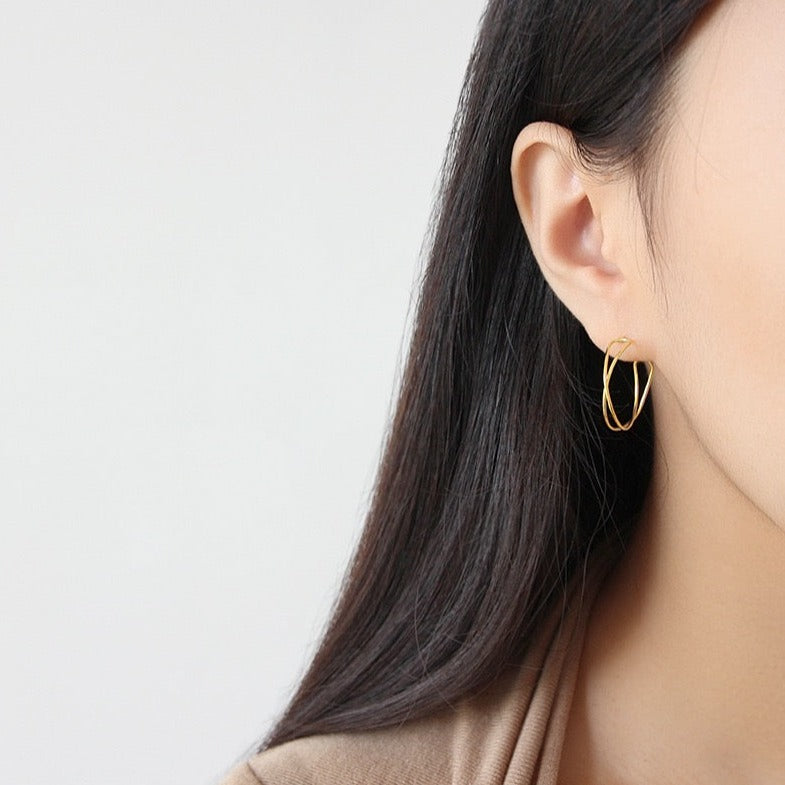 Waveform Weave Earrings