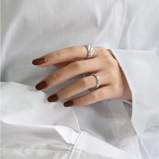 Dome Croissant Ring