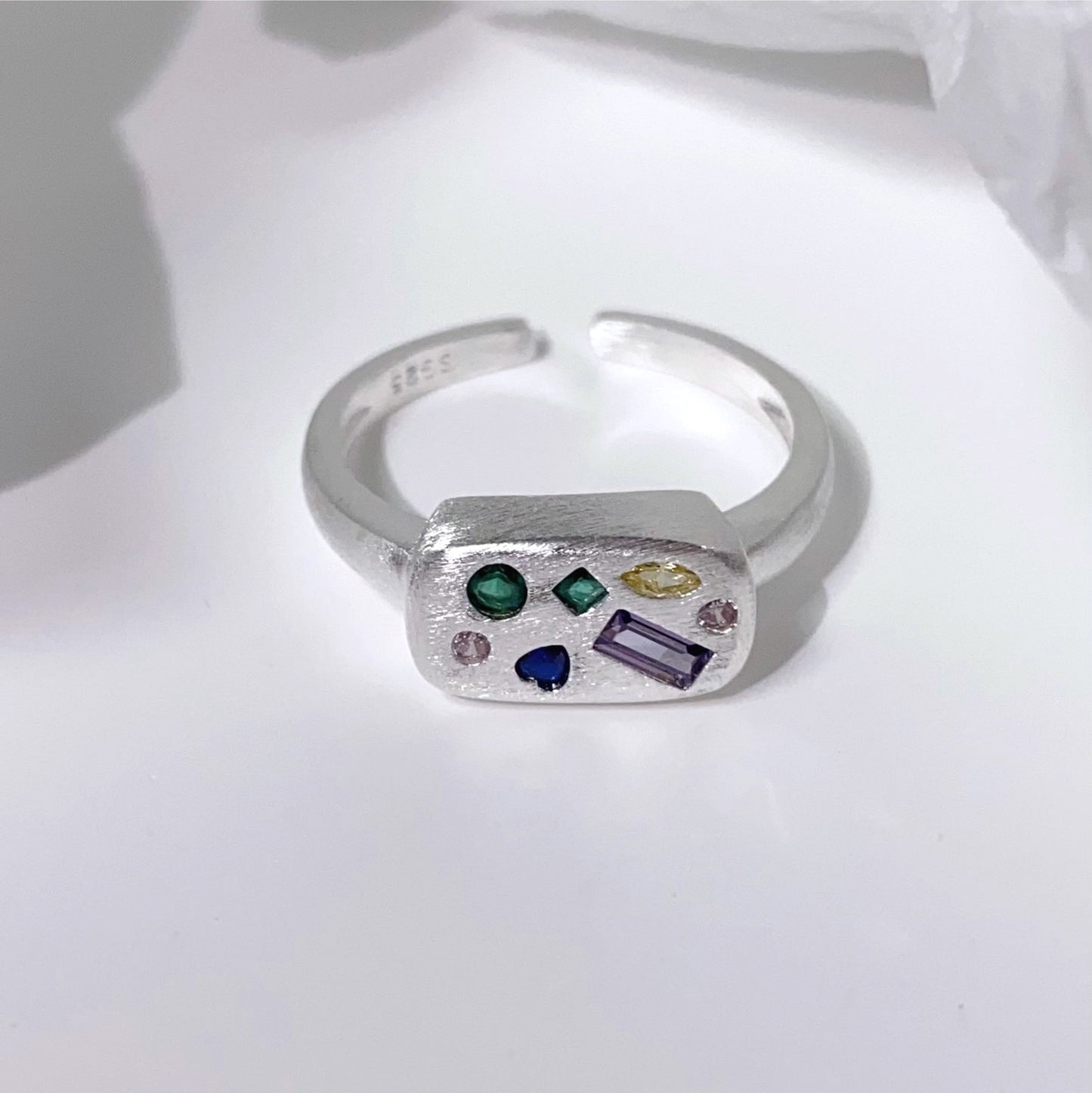 Chromatic Zircon Ring