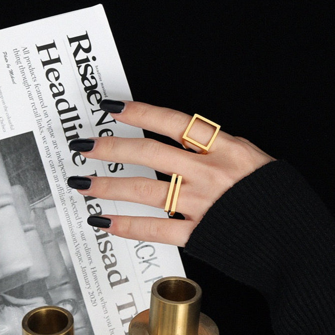 Square Void Ring
