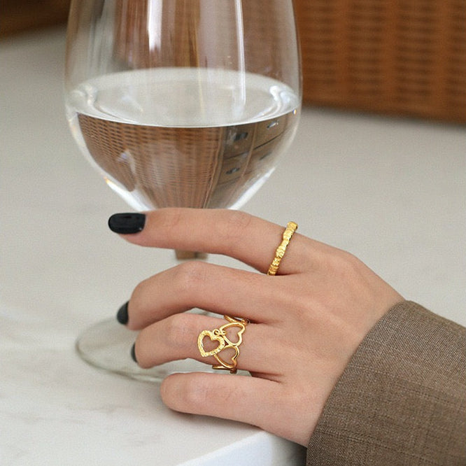 Linked Love Ring