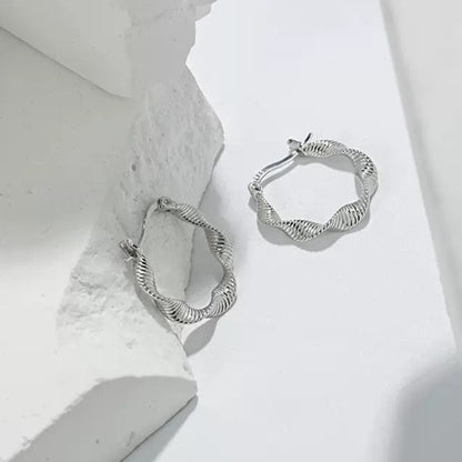 Twist Wave Earrings