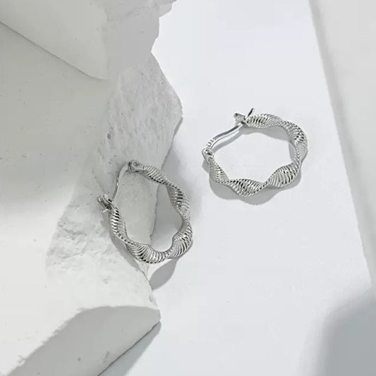 Twist Wave Earrings