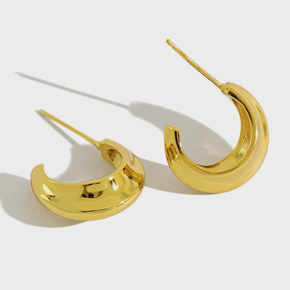 Smooth Curve Earrings