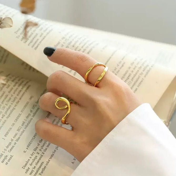 Dual Wave Ring