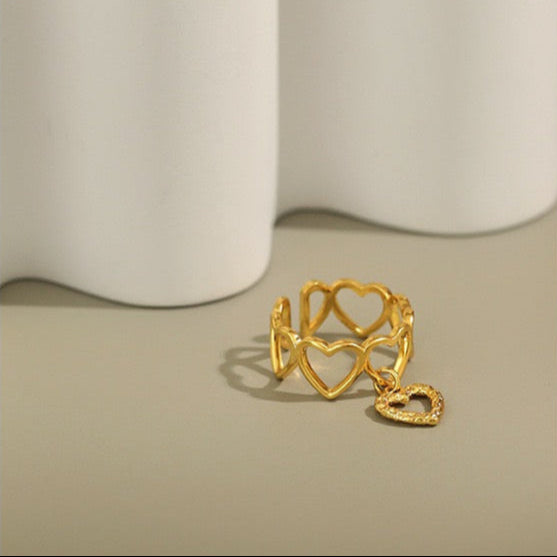 Linked Love Ring