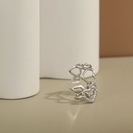Linked Love Ring