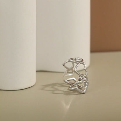 Linked Love Ring