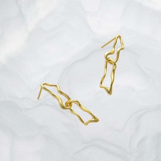 Silver Stream Earrings