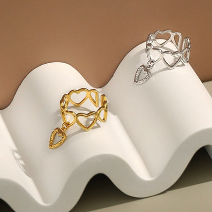 Linked Love Ring