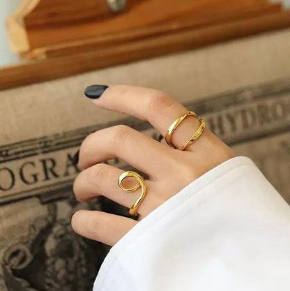 Dual Wave Ring