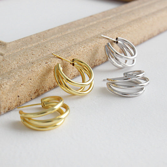 Triple Glow Hoops