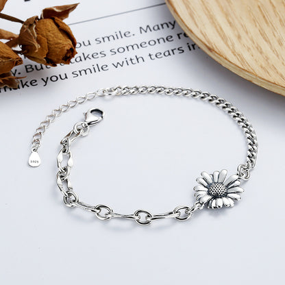 Whimsical Daisy Chain Bracelet