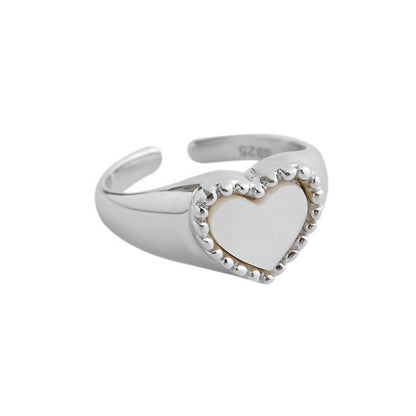 Seashell Heart Ring
