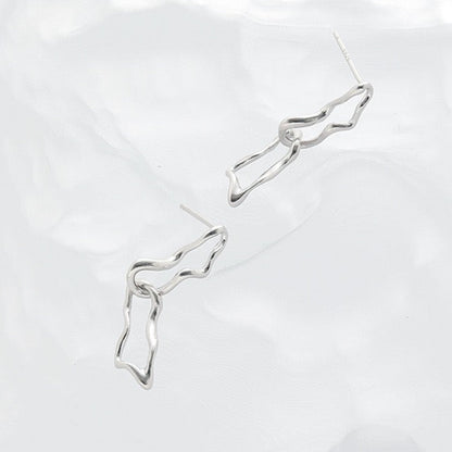 Silver Stream Earrings