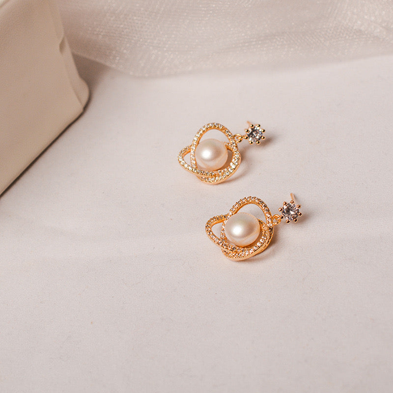 Floral Elegance Stud Earrings