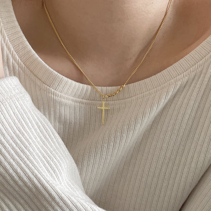 Graceful Cross Harmony Necklace