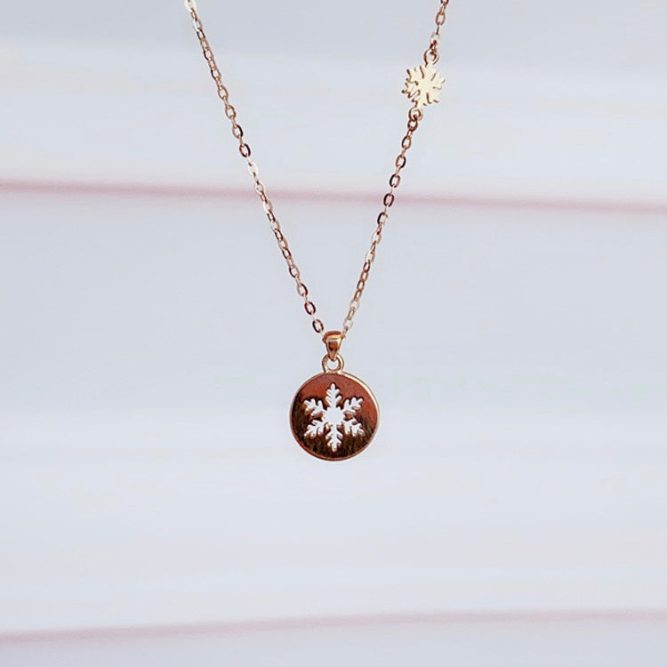 Icy Halo Snowflake Charm