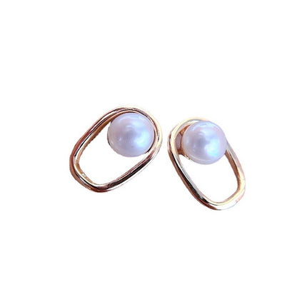 Minimalist Pearl Earrings