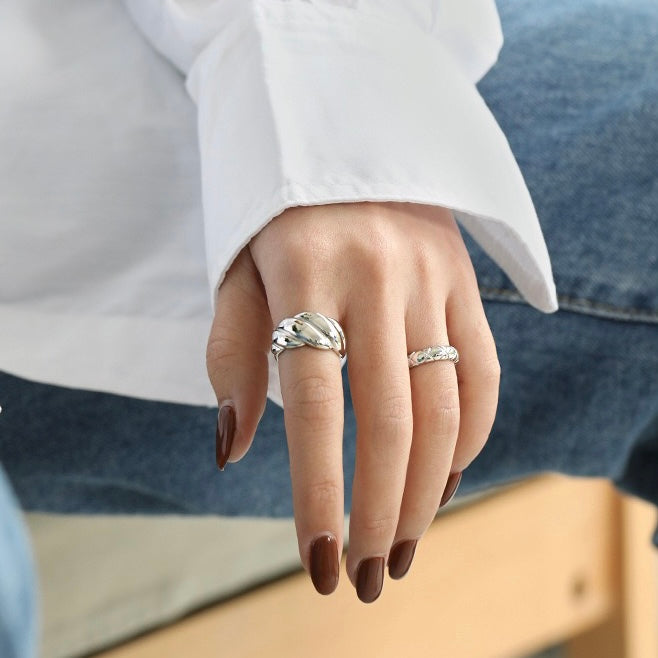 Dome Croissant Ring